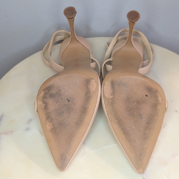 Nude Vince Camuto VP CHELLIE Strappy Heels - Picture 12 of 13